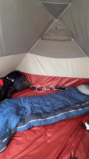 Here’s a quick look at the camping set up. Naturehike Hiby 4. Probably a bit bigger than I need! But it’s very comfy! | ADV Brett