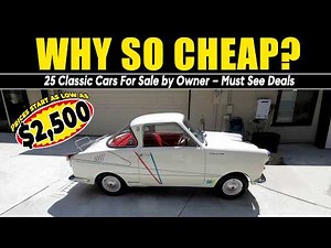 Why So Cheap? 25 Classic Cars For Sale by Owner – Must See Deals!
