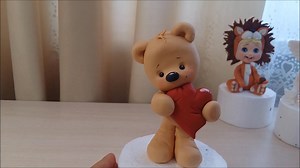 Fondant Teddy Bear Cake Decorating. How To Cake Free Tutorial. Figurines from Fondant Teddy Bear cake topper BY https://youtu.be/hXb7RwshW0c // как слепить мишку из мастики ,фигурок из мастики. #Fondant #Teddy #Bear #CakeDecorating #Tutorial | Cake Decorating Video