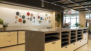 Welcome to Kimball International’s new space in Fulton Market, which was designed with a focus on the feeling of belonging. | Interior Design Magazine