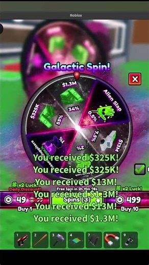 getting alien slap in sab #stealabrainrot #roblox #fypシ #viral #gaming