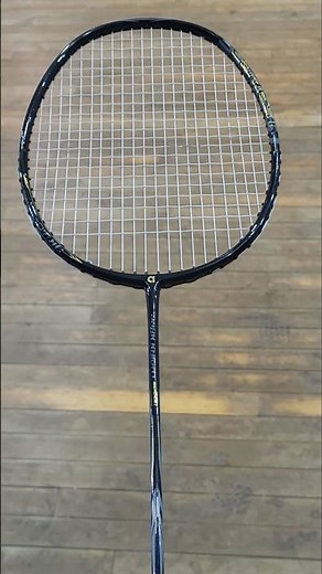 Apacs Dark knight Series 1 Badminton Racket with Yonex Exbolt 65 at 32 Lbs string tension!