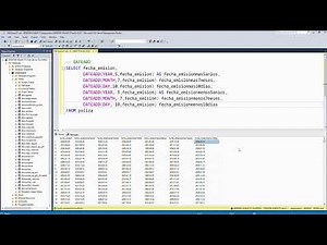 SQL Server 2022 - Funciones de fecha DATEADD , DATEDIFF , DATEPART , CONVERT