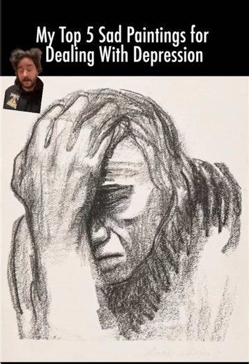 This week has been heavy, and instead of pretending I’m good, I wanted to be honest. There’s research that shows sad music can actually help us cope when we’re feeling low, and I think the same is true for art. These are five paintings that help me sit with sadness and feel a little less alone. I hope they do the same for you. If you’re struggling too, my DMs are open 🤍 #MicrodoseOfArt #ArtAndMentalHealth #SadArt