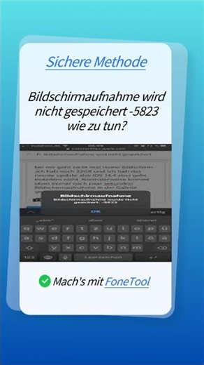 📱 iPhone speichert Bildschirmaufnahme nicht? So behältst du deine Aufnahmen!