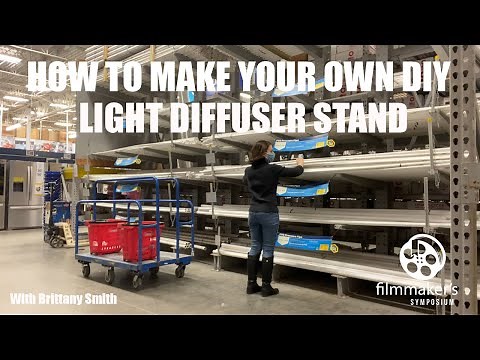 DIY Light Diffuser for Filmmaking and Photography - Made with PVC