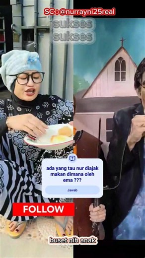 nur dikerjain ema kacau #enur #nur #shortsfeed #shortvideo akun asli @nurrayni25real