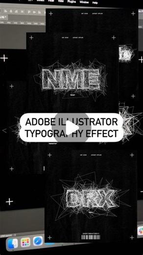 Tim Wingert | How to create a distorted typography effect in Adobe Illustrator! 😍 . . . #graphicdesign #graphicdesigner #photoshop #photoshoptutorial... | Instagram