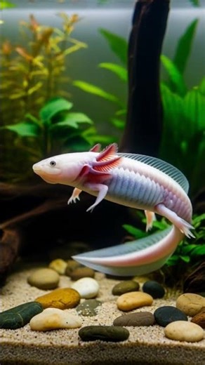 Axolotl: While critically endangered and likely extinct in the wild, this fascinating salamander