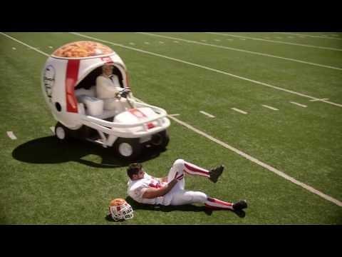 KFC Commercial Ad Rob Riggle Injury