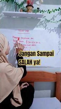 Soal TKA Matematika SMP #tka #tkasmp #tka2026 #maths #matematika