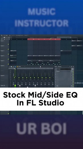 Mid/Side Eq In FL Studio 😱 . . . . . . #musicproducer #mixingandmastering #mixengineer #producer #flstudio | UrBoi Muzic