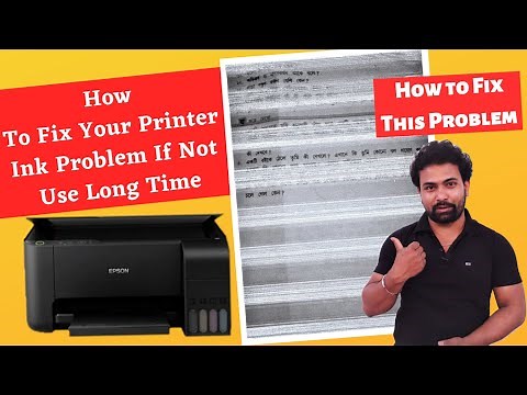 How to Fix Your Printer Ink Problem If Not Use Long Time | How to Fix Ur Printer | Printer Problem |