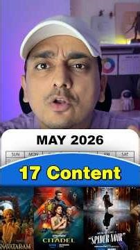 Upcoming Movies/Series in MAY 2026