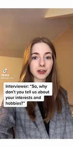 The most dreaded interview question 😬 (Don’t forget to follow us on TikTok @legalcheek) | Legal Cheek
