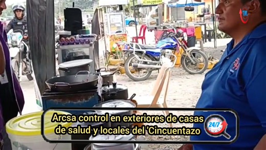 "Coordinador zonal del ARSA, Eduardo Briones, supervisa control en exteriores de casas de salud y locales del 'Cincuentazo'" | Activos 24/7 Con La Noticia