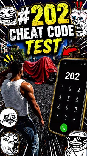 I TRIED #202 CHEAT CODE MOST POPULAR GTA GAMES || #shorts​ #gta​ #games​ #gameplay​ #viral​