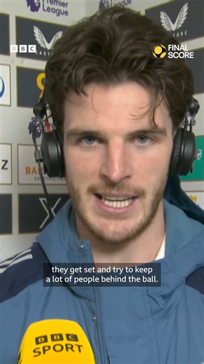 Declan Rice says Arsenal's back four are "something special" 💫 | Match of the Day