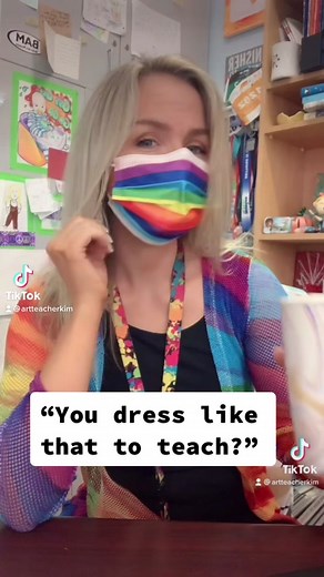 Mrs. Frizzle Art Teacher Trend on TikTok