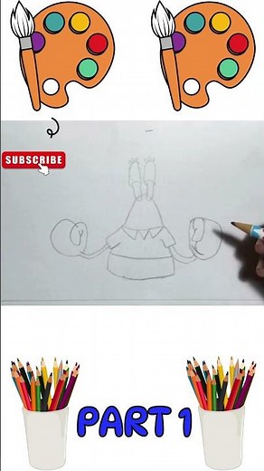 How to Draw Mr. Krabs – Step-by-Step SpongeBob Drawing Tutorial!