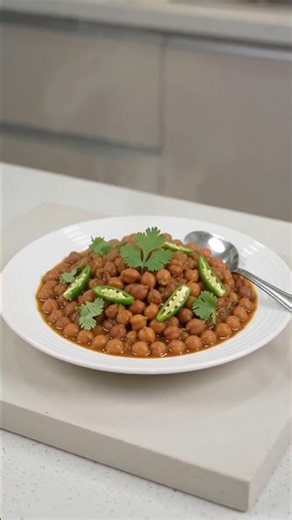 Easy Kala Chana Masala Recipe | Tiffin Friendly & Delicious #asmr #ytshorts