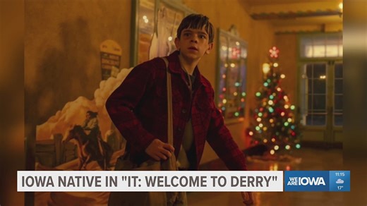 Iowa native stars in 'It: Welcome to Derry'