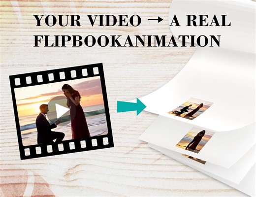 Custom Wedding Favor Flipbook Bulk | Personalized Guest Keepsake - Etsy