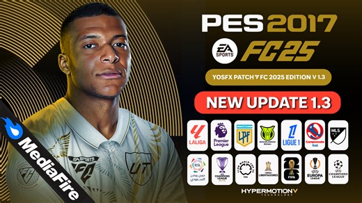 PES 2017 "YosfX Patch FC 2025 Edition Сезон 2024-2025" [1.3]