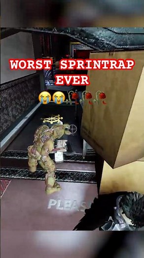 The Most STRESSFUL Springtrap Gameplay Ever... in BITE BY NIGHT ROBLOX