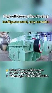 Fine Crusher Showcase | Superior Durability, Low Maintenance, Innovative Crushing Technology!