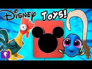 Mega DISNEY Surprise Toys Get SMASHED by Fish Hook with HobbyKidsTV - Videos For Kids