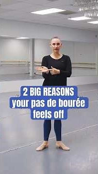 Watch the full video on how to do a pas de bourée on my channel #ballet #adultballetbeginner #dance