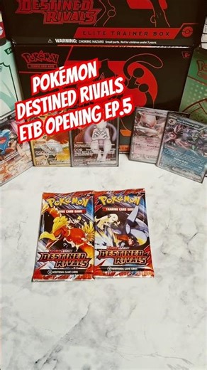 Pokémon Destined Rivals ETB Opening Ep.5 #shorts #pokemontcg