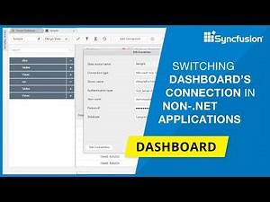 Switching the Dashboard’s Data Connection String at Runtime in non-.NET Applications