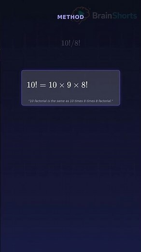 Factorial Puzzle: 10! / 8! Solved!