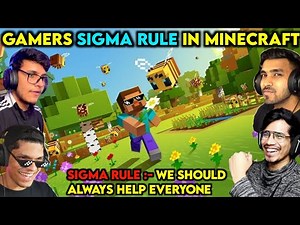 Gamers Sigma Rule in Minecraft || Sigma Rule