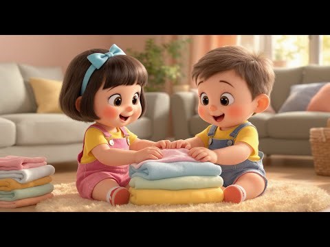 I Help, I Help! 🧹🧺 Little Helper Song for Kids | Fun Chores Nursery Rhyme