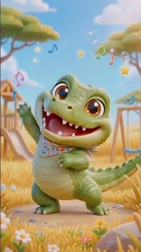 Croc Croc! Cute Baby Crocodile Dance 🐊 Kids Song