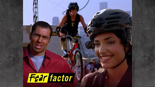 The ladies are first to take on this INSANE 120-ft high bike ride between two buildings....across a 12-inch wide BEAM! Come back next Friday to see who WINS the $50K. | From Season 2 Episode 3 of #FearFactor | Fear Factor