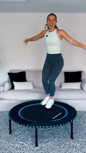 Just got a rebounder? Here’s where I’d start ⬇️ Step 1: Go over proper form techniques 💡 Step 2: Be patient with yourself and proud for trying something new 💖 Step 3: Practice the move called Feet Drive (also known as Basic Bounce) 👣 Step 4: Once you’ve got the hang of that, start experimenting! Add in arm movements and try out new combos based on the Basic Bounce 💪🌀 I hope this helps—and don’t forget the most important part… HAVE FUN! 🥳🩷 #MiniTrampolineWorkout #ReboundingForBeginners #Ju