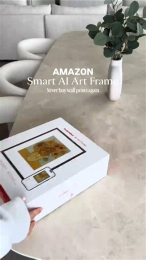 This Amazon Frame Is Replacing Every Wall Print I Own 😳 #shorts #gadgets
