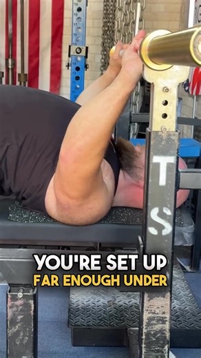 Fix it by making these 2 adjustments ✅ Set up further back on the bench. This will give you better leverage to unrack the bar ✅ Bridge up to self unrack the weight. Again, this will contribute to giving you better leverage to get heavy weight out without loading your shoulders in a bad position | Big Benchas