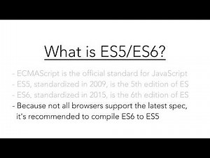 Refactor a React app from ES5 to ES6