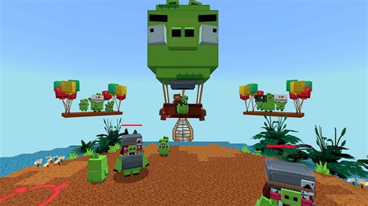 Angry Birds come to Minecraft in a new adventure world DLC
