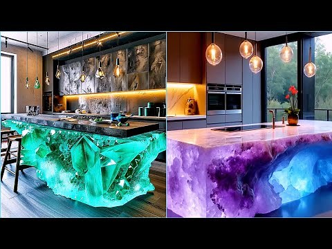 Top 300 Luxury Epoxy Kitchen Island Designs 2025: Stunning Modern Kitchen Trends Home Interior Ideas