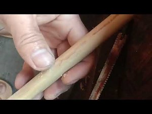 How to make simple deer calling Flute with bamboo