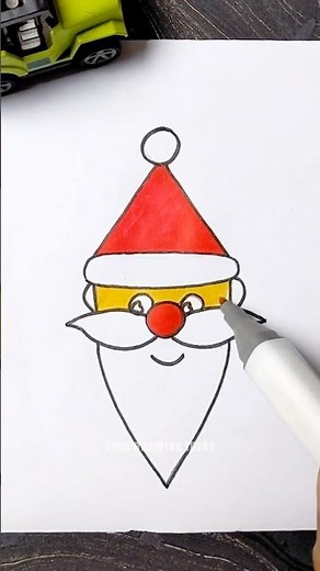 How to Draw Santa Claus Easy 🎅 | Christmas Drawing for Kids Step by Step