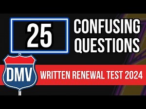 California DMV Written Renewal Test for Seniors 2026 (25 Confusing Questions)