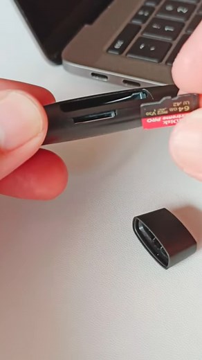 This is how to use the TF Card on the Apple MacBook | watch the detailed video here #shorts