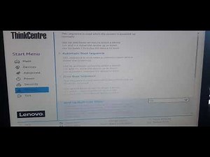 Lenovo Gen 2 Desktop ThinkCentre Tiny PC into Legacy Mode